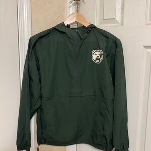 Champion Dark Green Windbreaker Jacket